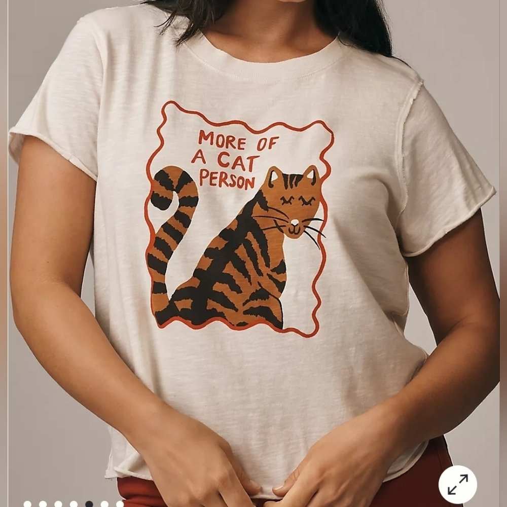 Anthropologie Maeve X Tulastra Studio Boxy Tee - Picture 1 of 9